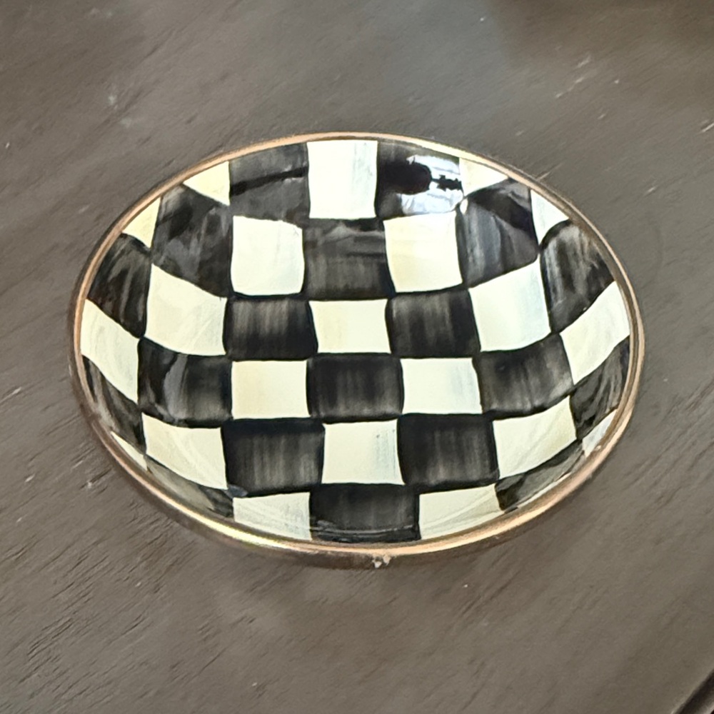 Mackenzie-Childs enamel dish/small bowl